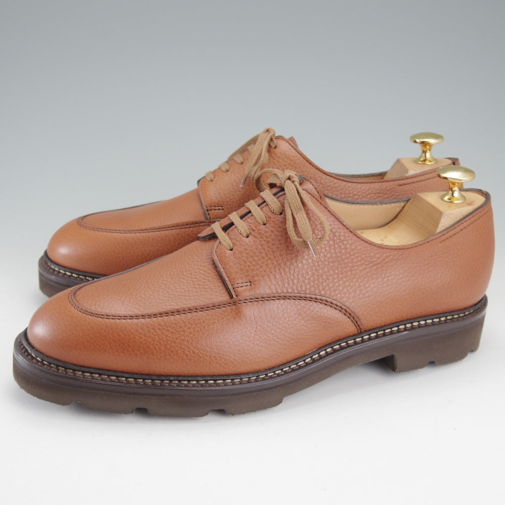 未使用★ジョンロブ 6.5E【定価￥243,100-★SENTRY/Uチップ】0015ラスト/ぺブルグレイン/シボ革/TAN/茶/メンズ/JOHN LOBB★o331