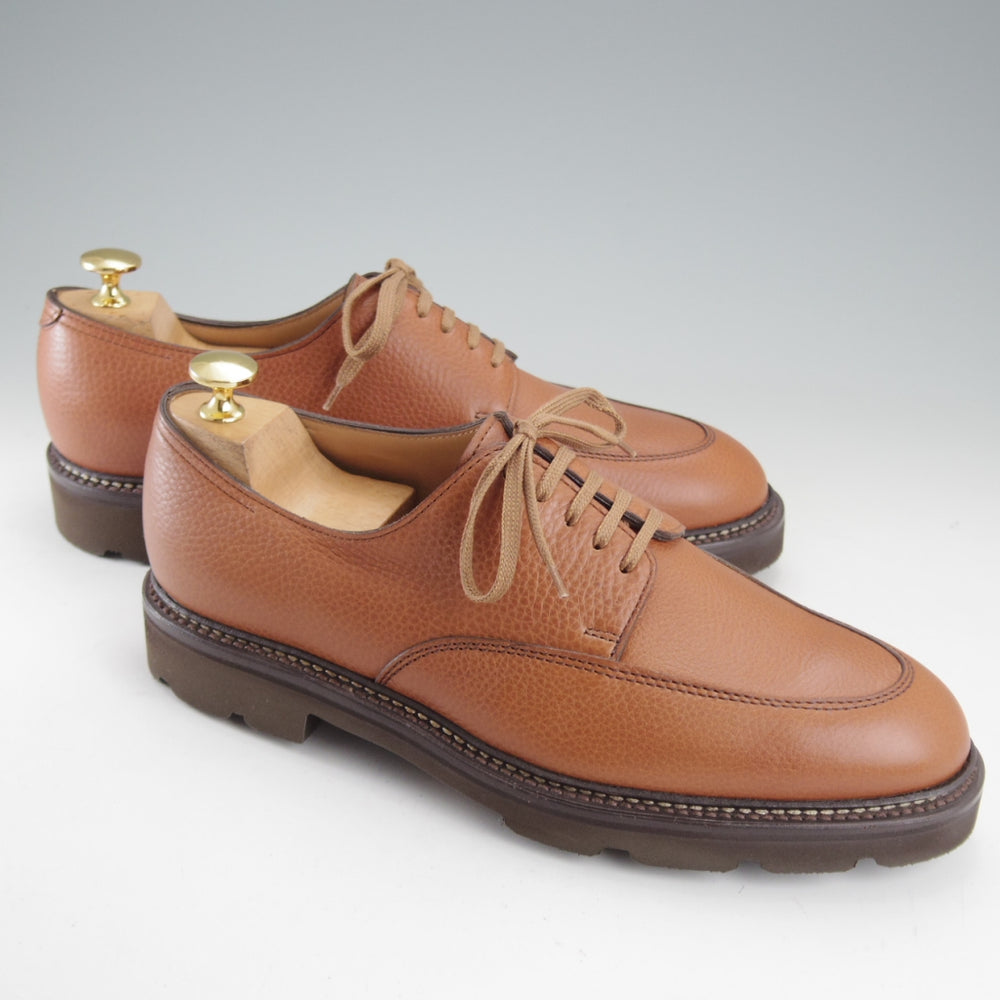 未使用★ジョンロブ 6.5E【定価￥243,100-★SENTRY/Uチップ】0015ラスト/ぺブルグレイン/シボ革/TAN/茶/メンズ/JOHN LOBB★o331