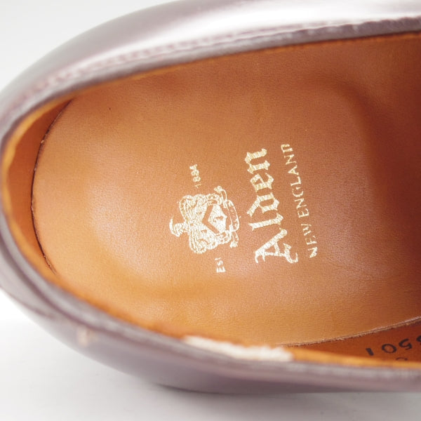 中古)オールデン 53501 コードバン 赤茶 プレーントゥ モディファイド