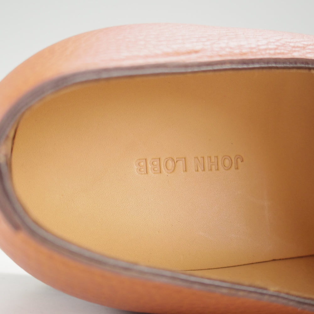 未使用★ジョンロブ 6.5E【定価￥243,100-★SENTRY/Uチップ】0015ラスト/ぺブルグレイン/シボ革/TAN/茶/メンズ/JOHN LOBB★o331