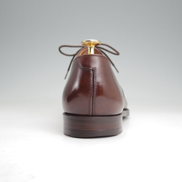 極上★クロケット&ジョーンズ 7.5E【定価￥99,000-★WHITEHALL/ストレートチップ】カーフ/濃茶/メンズ/Crockett&Jones★n313
