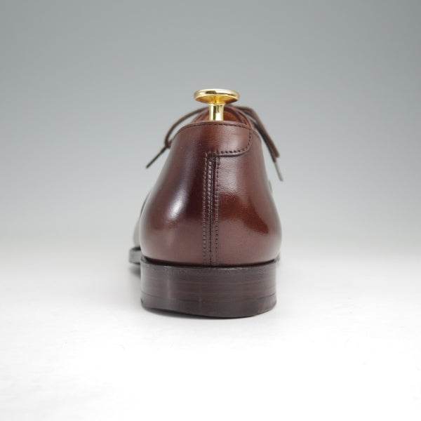 極上★クロケット&ジョーンズ 7.5E【定価￥99,000-★WHITEHALL/ストレートチップ】カーフ/濃茶/メンズ/Crockett&Jones★n313