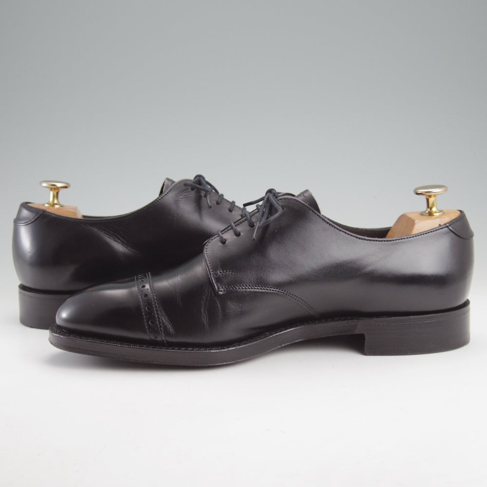 極美品★(英)チーニー 7F【現行定価￥92,400-★1886コレクション/ASTWELL】1886ラスト/パンチドキャップトゥ/カーフ/黒/CHEANEY★n822