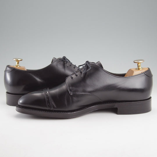 極美品★(英)チーニー 7F【現行定価￥92,400-★1886コレクション/ASTWELL】1886ラスト/パンチドキャップトゥ/カーフ/黒/CHEANEY★n822