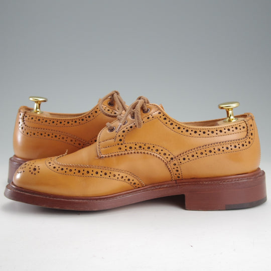 極美品★トリッカーズ(レディース) SIZE 4.5【定価￥132,000-★エイコンアンティーク/ANNE】L5679/フルブローグ/薄茶/Tricker's★o332