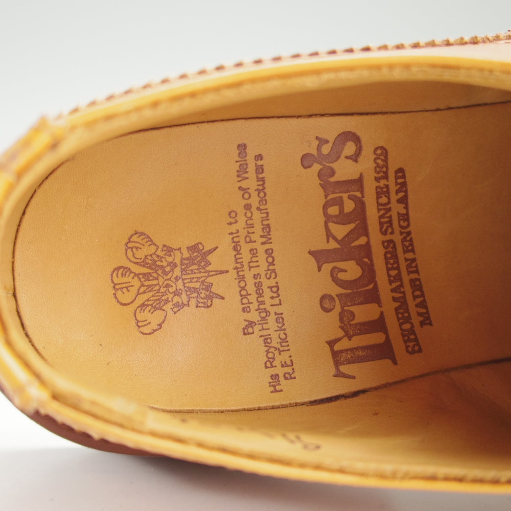 極美品★トリッカーズ(レディース) SIZE 4.5【定価￥132,000-★エイコンアンティーク/ANNE】L5679/フルブローグ/薄茶/Tricker's★o332