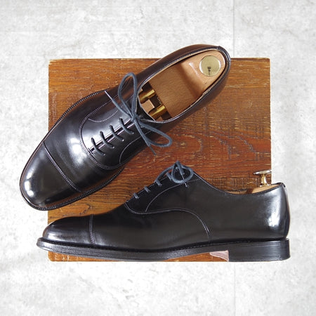 極上★チャーチ 60F/UK6【定価￥176,000-★コンサル/CONSUL】173ラスト/ストレートチップ/カーフ/黒/メンズ/Church's★n319