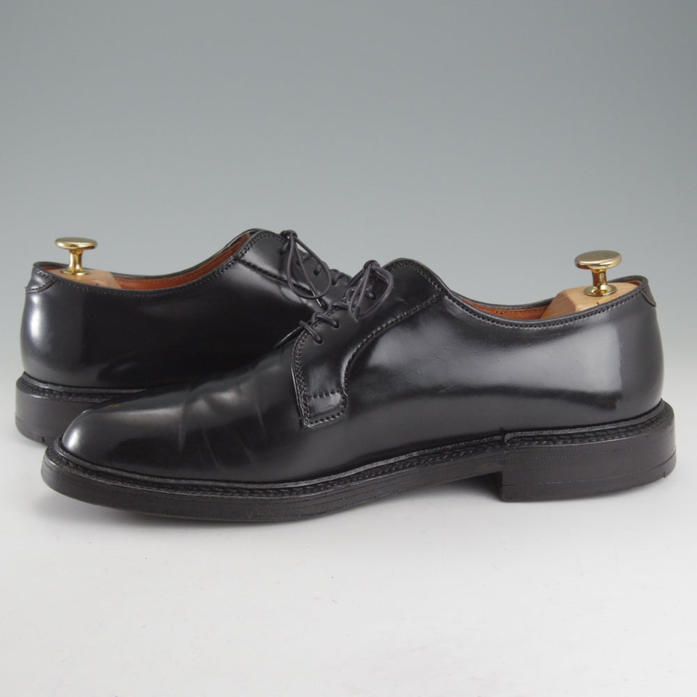 ★オールデン 8D【定価￥220,000-★コードバン仕様/9901】バリーラスト/プレーントゥ/黒/メンズ/ALDEN★o881