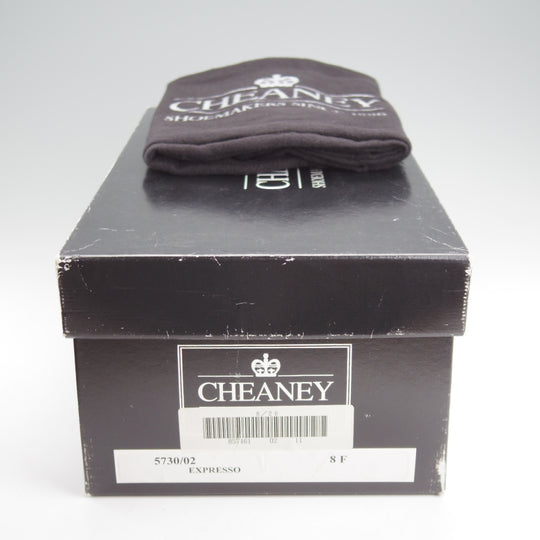 未使用★(英)チーニー 8F【グッドイヤーウェルテッド製法★ストレートチップ/10298ラスト】カーフ/濃茶/メンズ/CHEANEY★n823
