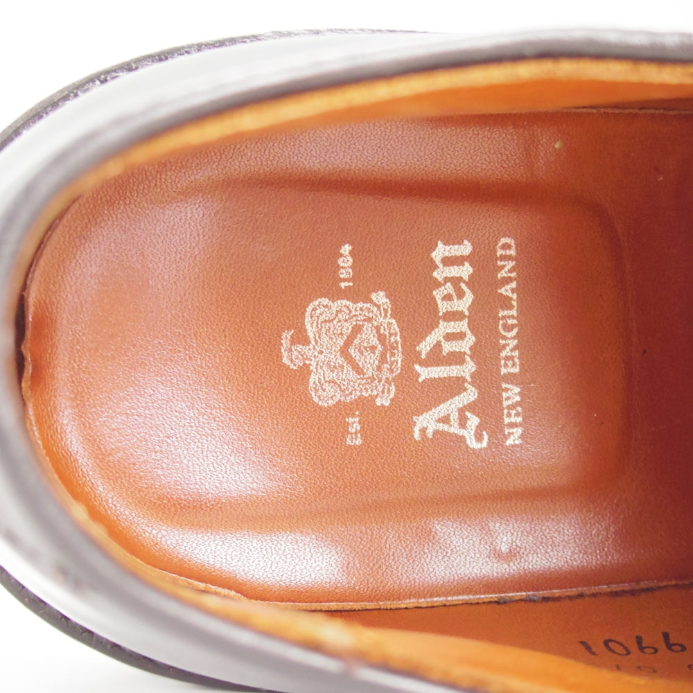 ★オールデン 8D【定価￥220,000-★コードバン仕様/9901】バリーラスト/プレーントゥ/黒/メンズ/ALDEN★o881