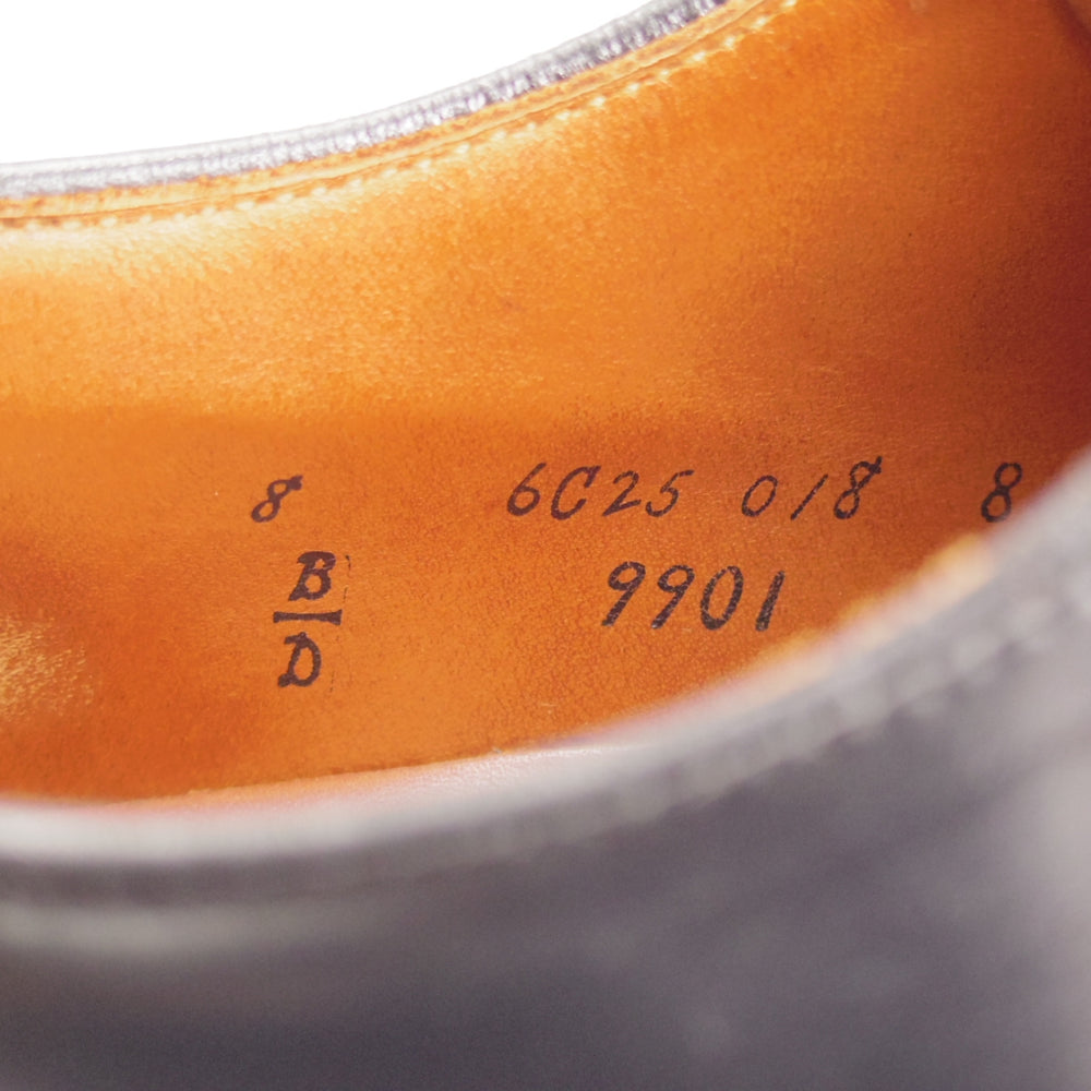 ★オールデン 8D【定価￥220,000-★コードバン仕様/9901】バリーラスト/プレーントゥ/黒/メンズ/ALDEN★o881