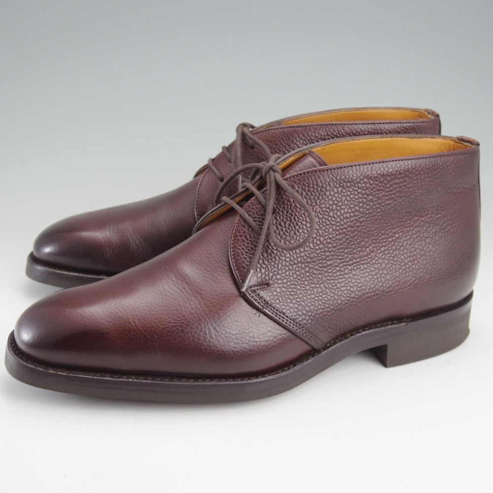 美品★(英)グレンソン 7.5F【現行定価￥71,500-★footmaster/ダイナイトソール仕様】チャッカブーツ/23597/濃茶/メンズ/GRENSON★n824