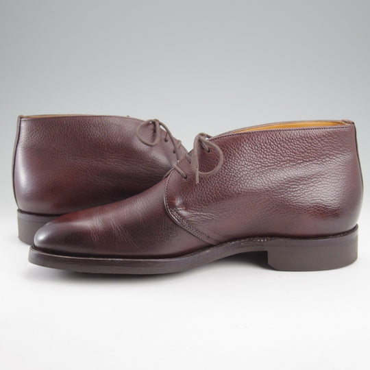 美品★(英)グレンソン 7.5F【現行定価￥71,500-★footmaster/ダイナイトソール仕様】チャッカブーツ/23597/濃茶/メンズ/GRENSON★n824