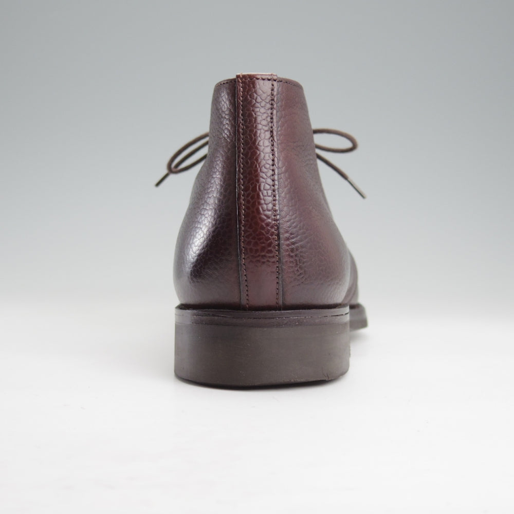 美品★(英)グレンソン 7.5F【現行定価￥71,500-★footmaster/ダイナイトソール仕様】チャッカブーツ/23597/濃茶/メンズ/GRENSON★n824