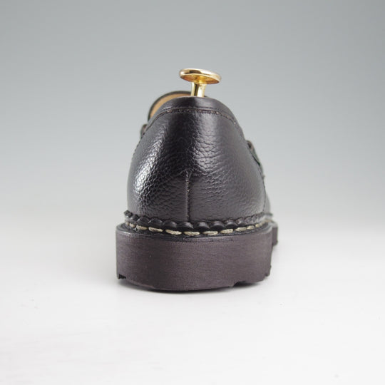 極美品★パラブーツ SIZE 7.5【定価￥96,800-★ランス/REIMS】コインローファー/グレインレザー/黒/メンズ/Paraboot★o882