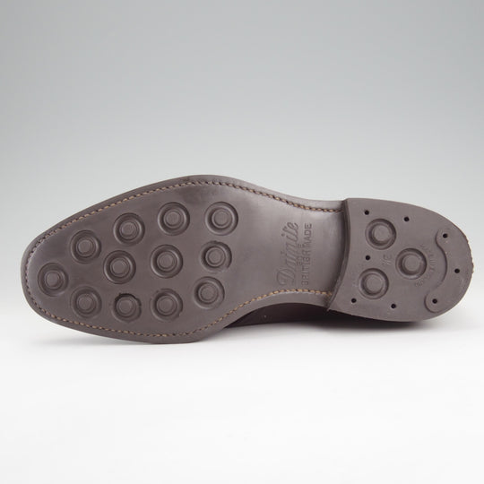 美品★(英)グレンソン 7.5F【現行定価￥71,500-★footmaster/ダイナイトソール仕様】チャッカブーツ/23597/濃茶/メンズ/GRENSON★n824