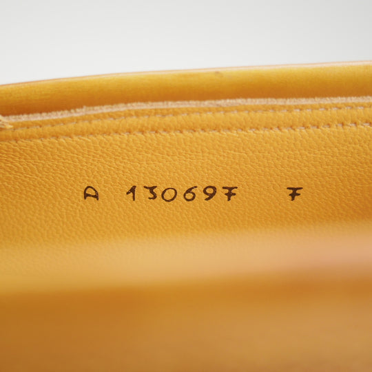 美品★(伊)タニノクリスチー SIZE 7【定価15万円以上★コインローファー/薄茶】カーフ/メンズ/TANINO CRISCI★n825