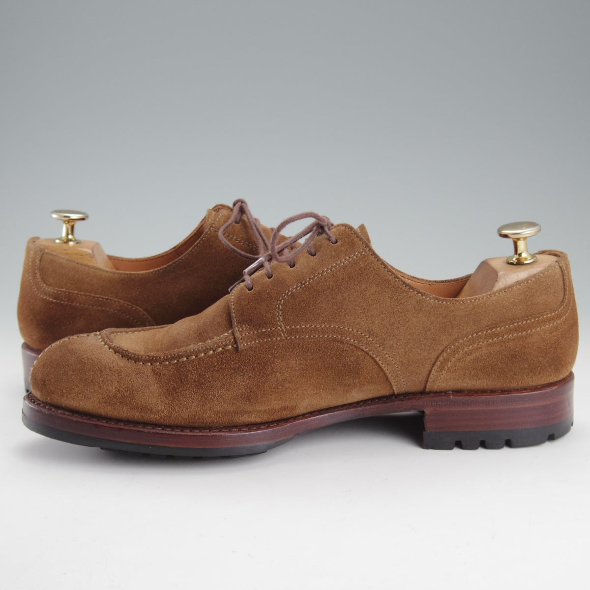 ヤンコ Uチップ スエード 7 茶 中古 Yanko o336 | 高級中古革靴の買取