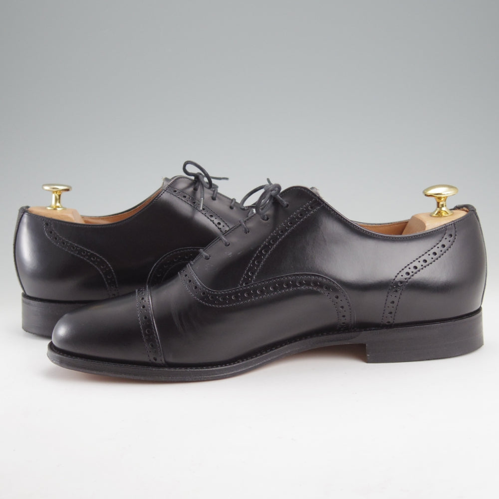 未使用★(英)アルフレッド・サージェント 9FX【グッドイヤーウェルテッド製法★クォーターブローグ/黒】48ラスト/ALFRED SARGENT★n826