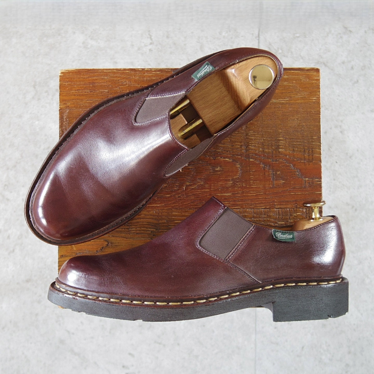 Paraboot パラブーツ USED 茶 本革 中古パラブーツ｜東京・代官山の高級革靴店｜studio.CBR