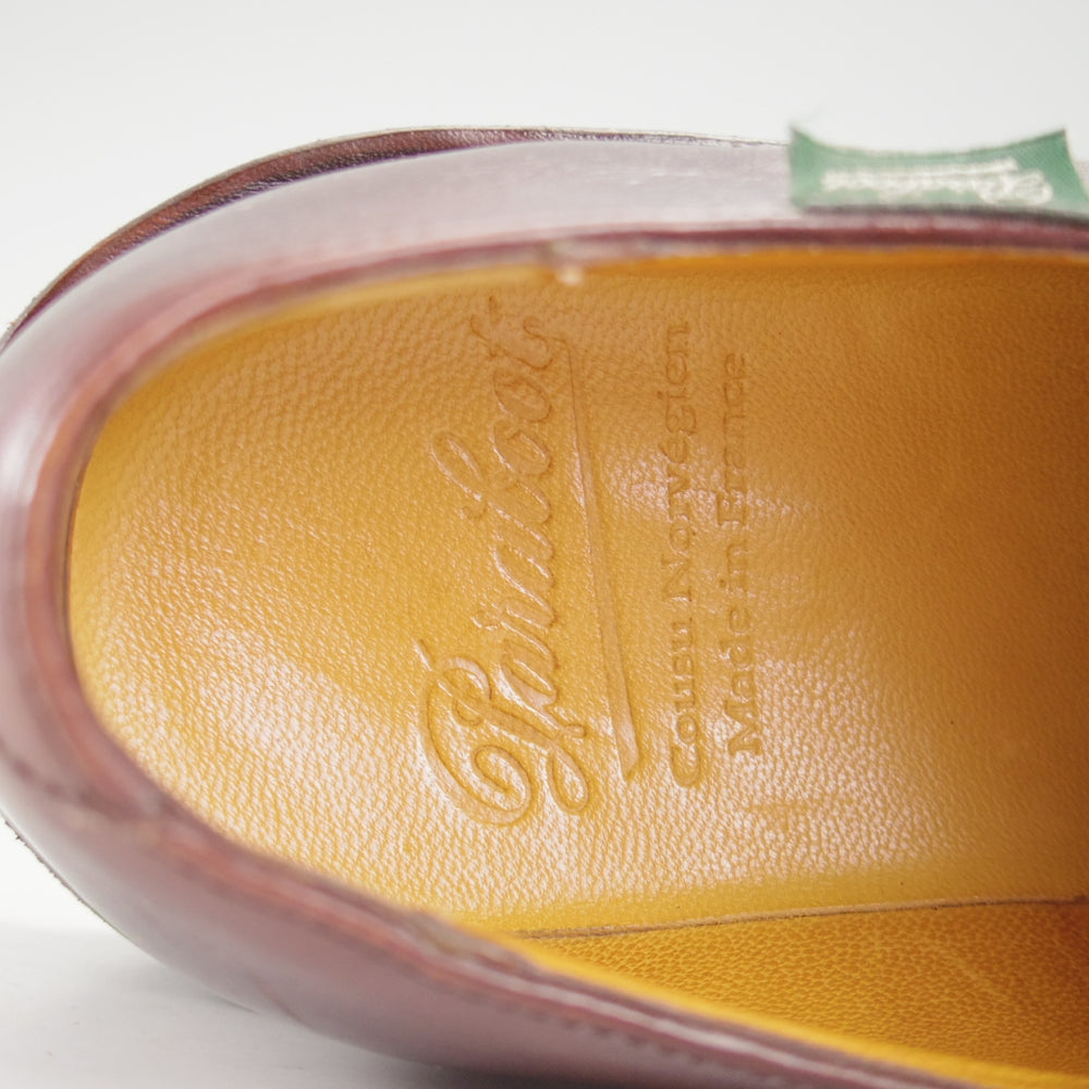 極美品★パラブーツ SIZE 6【定価￥90,200-★PHOTON/フォトン/サイドゴアシューズ】TEXソール/リスレザー/濃茶/メンズ/Paraboot★o889