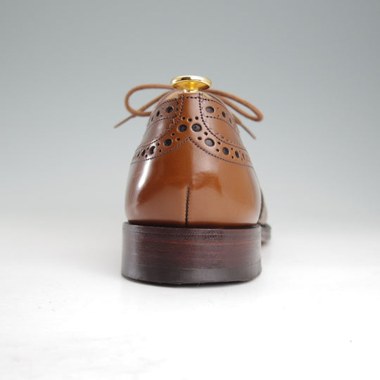 美品★チャーチ 85F/UK8.5【定価￥192,500-★BURWOOD/バーウッド】81ラスト/フルブローグ/サンダルウッド/茶/メンズ/Church's★o890