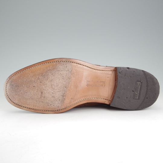 美品★チャーチ 85F/UK8.5【定価￥192,500-★BURWOOD/バーウッド】81ラスト/フルブローグ/サンダルウッド/茶/メンズ/Church's★o890
