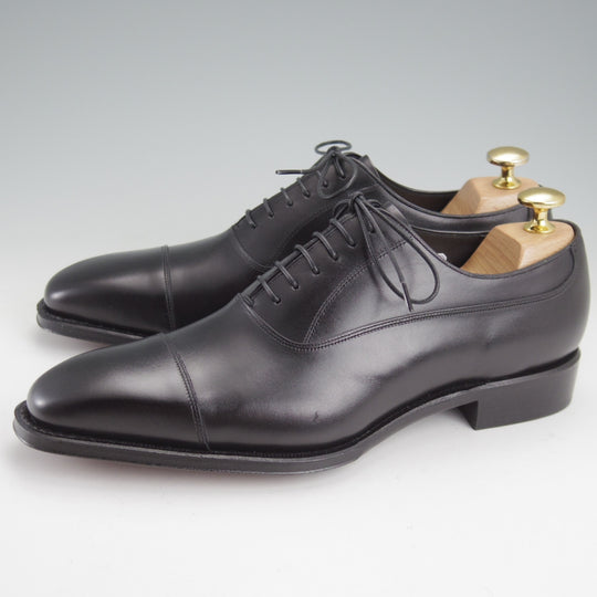 未使用★シェットランドフォックス SIZE 5.5【モデル定価￥50,600-★アバディーン/536F】ストレートチップ/カーフ/黒/SHETLANDFOX★n832