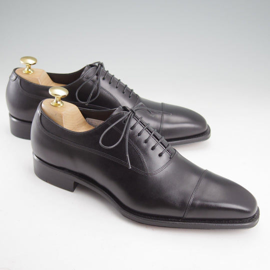 未使用★シェットランドフォックス SIZE 5.5【モデル定価￥50,600-★アバディーン/536F】ストレートチップ/カーフ/黒/SHETLANDFOX★n832