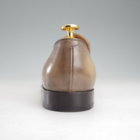 使用僅か★(仏)ベルルッティ SIZE 5.5【同系モデル定価￥347,600-★純正ツリー付/カリグラフィ(スクリット)仕様】カーフ/Berluti★o344