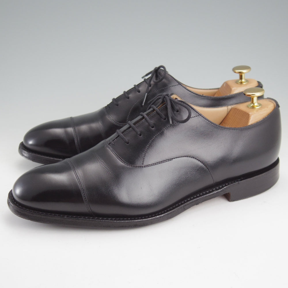 極上★チャーチ 75F/UK7.5【定価￥181,500-★コンサル/CONSUL】173ラスト/ストレートチップ/カーフ/黒/メンズ/Church's★n833