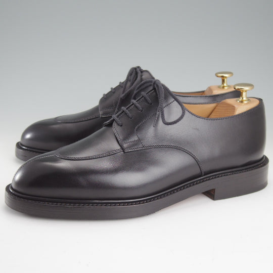 極美品★J.M.ウエストン 7D【定価￥176,000-★ハーフハント/598】Uチップ/25ラスト/ボックスカーフ/黒/メンズ/Weston/ウェストン★o345