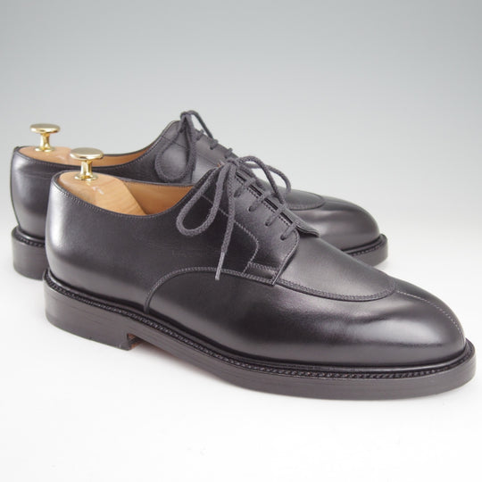 極美品★J.M.ウエストン 7D【定価￥176,000-★ハーフハント/598】Uチップ/25ラスト/ボックスカーフ/黒/メンズ/Weston/ウェストン★o345