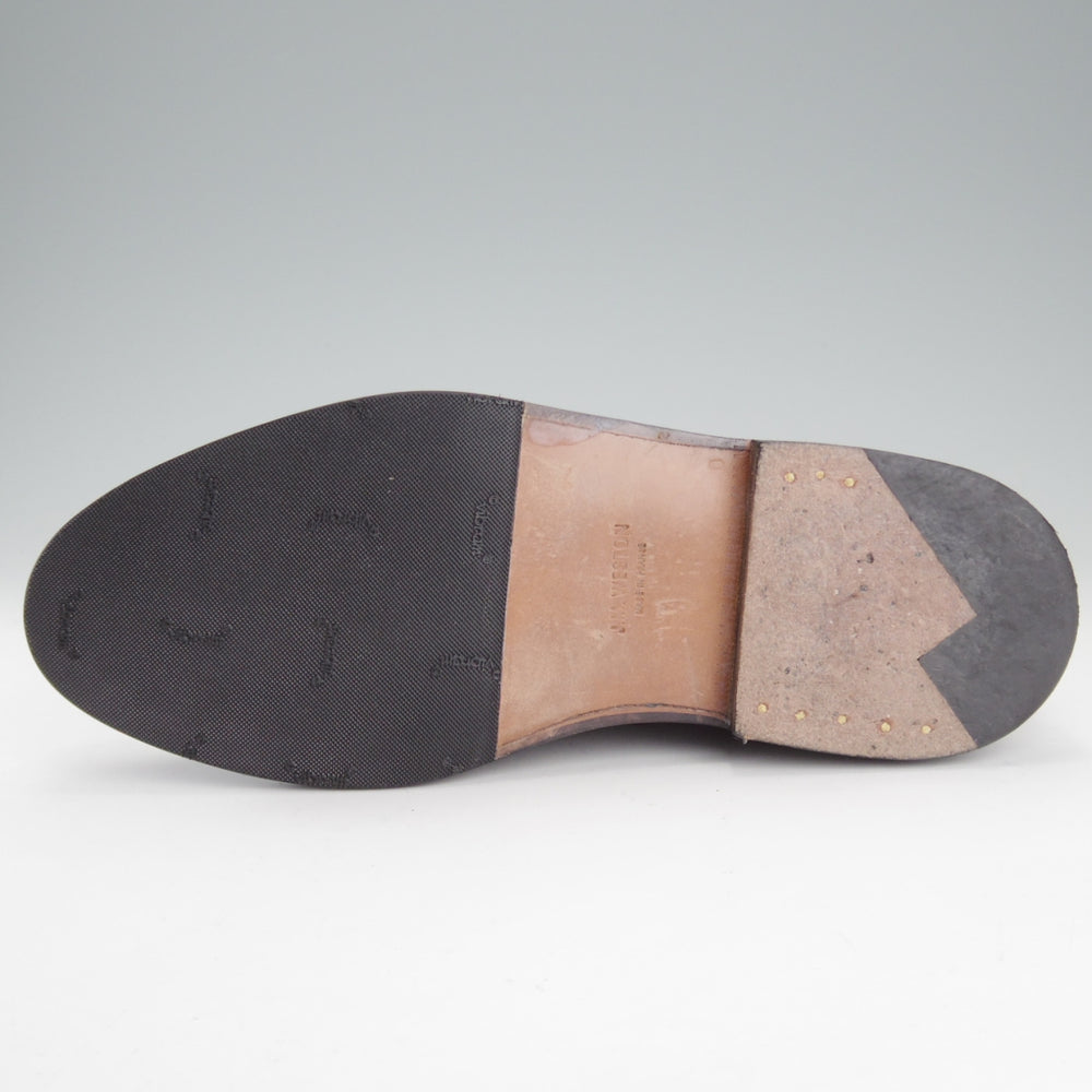 極美品★J.M.ウエストン 7D【定価￥176,000-★ハーフハント/598】Uチップ/25ラスト/ボックスカーフ/黒/メンズ/Weston/ウェストン★o345