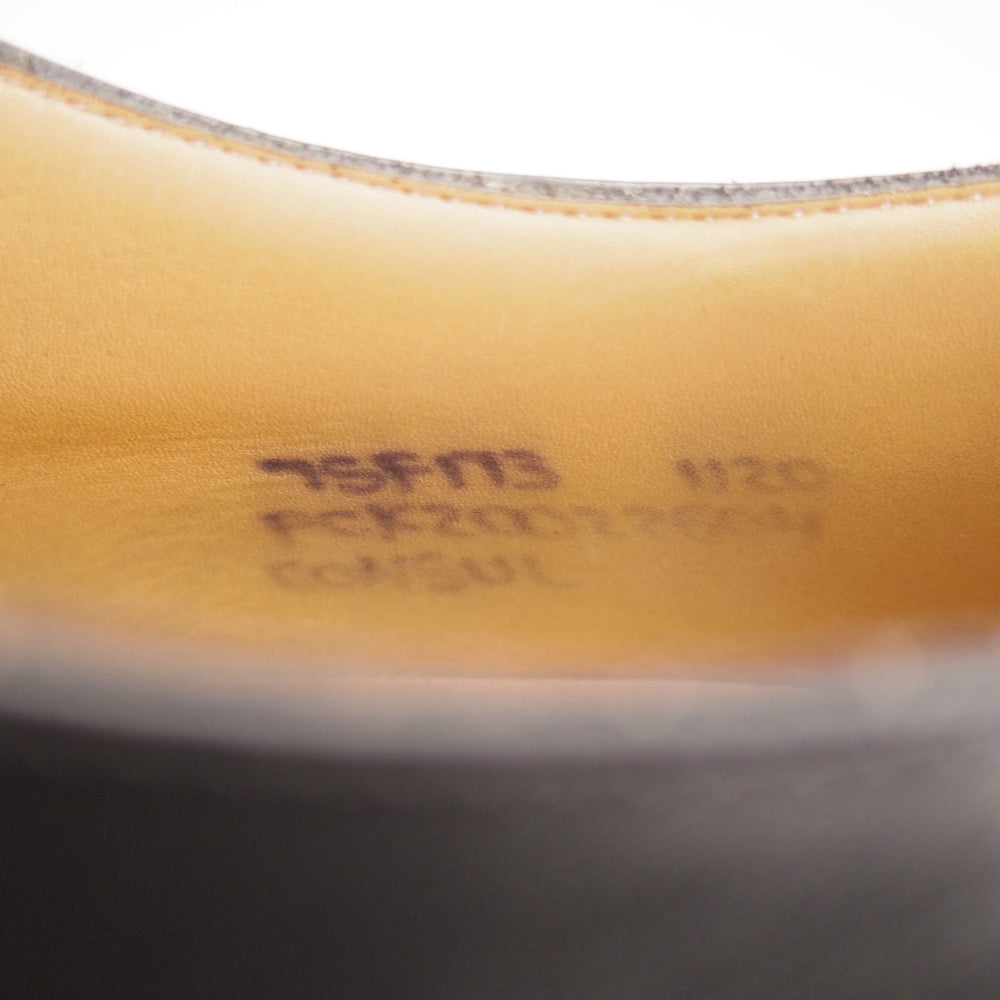 極上★チャーチ 75F/UK7.5【定価￥181,500-★コンサル/CONSUL】173ラスト/ストレートチップ/カーフ/黒/メンズ/Church's★n833