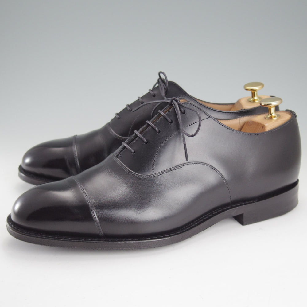 極美品★チャーチ 75G/UK7.5【定価￥181,500-★コンサル/CONSUL R 2.0】173ラスト/ストレートチップ/カーフ/黒/メンズ/Church's★o347