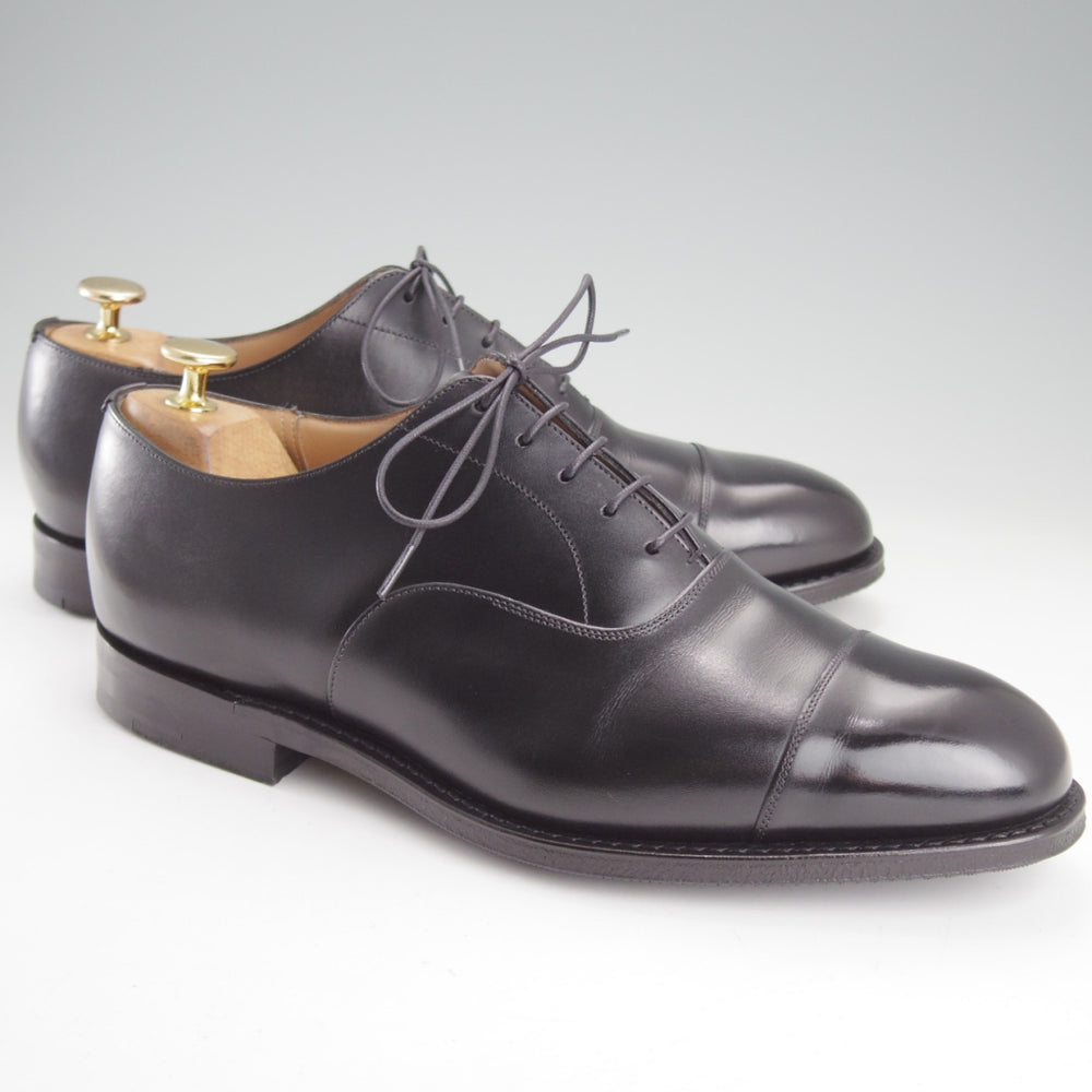 極美品★チャーチ 75G/UK7.5【定価￥181,500-★コンサル/CONSUL R 2.0】173ラスト/ストレートチップ/カーフ/黒/メンズ/Church's★o347