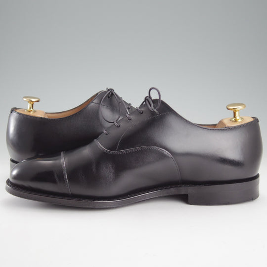 極美品★チャーチ 75G/UK7.5【定価￥181,500-★コンサル/CONSUL R 2.0】173ラスト/ストレートチップ/カーフ/黒/メンズ/Church's★o347