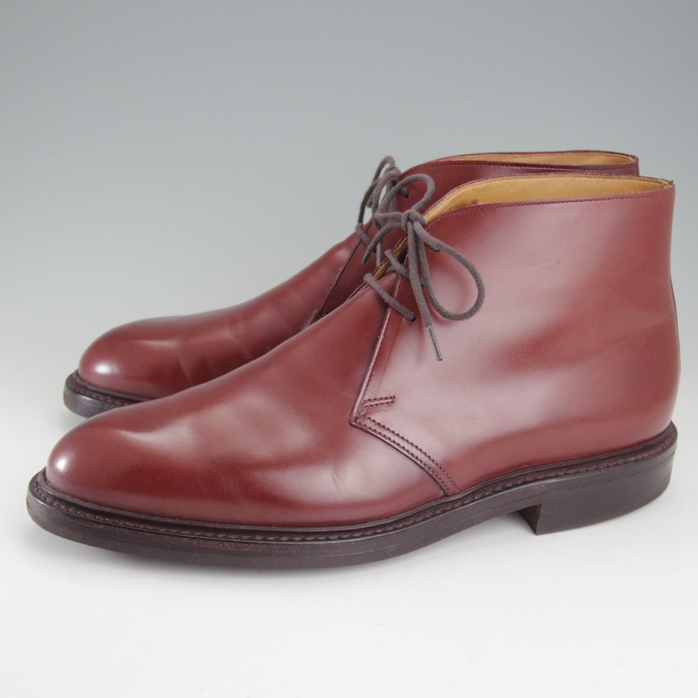 極上★クロケット&ジョーンズ 8.5E【現行定価10万円以上★CHEPSTOW/チャッカブーツ】325ラスト/赤茶/メンズ/Crockett&Jones★o895