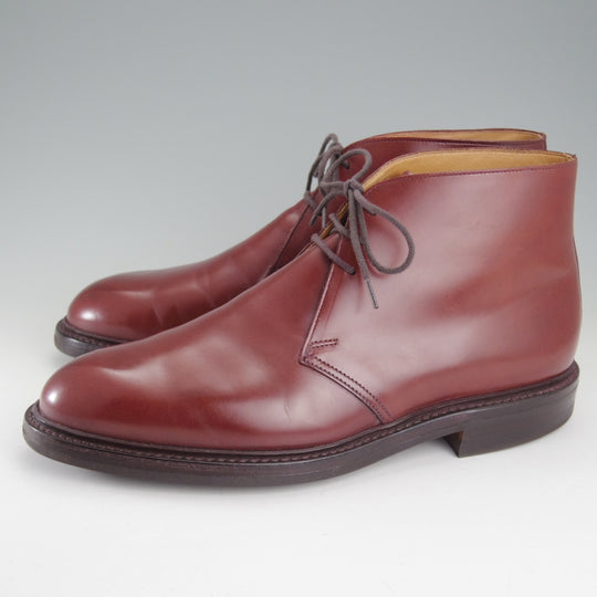 極上★クロケット&ジョーンズ 8.5E【現行定価10万円以上★CHEPSTOW/チャッカブーツ】325ラスト/赤茶/メンズ/Crockett&Jones★o895
