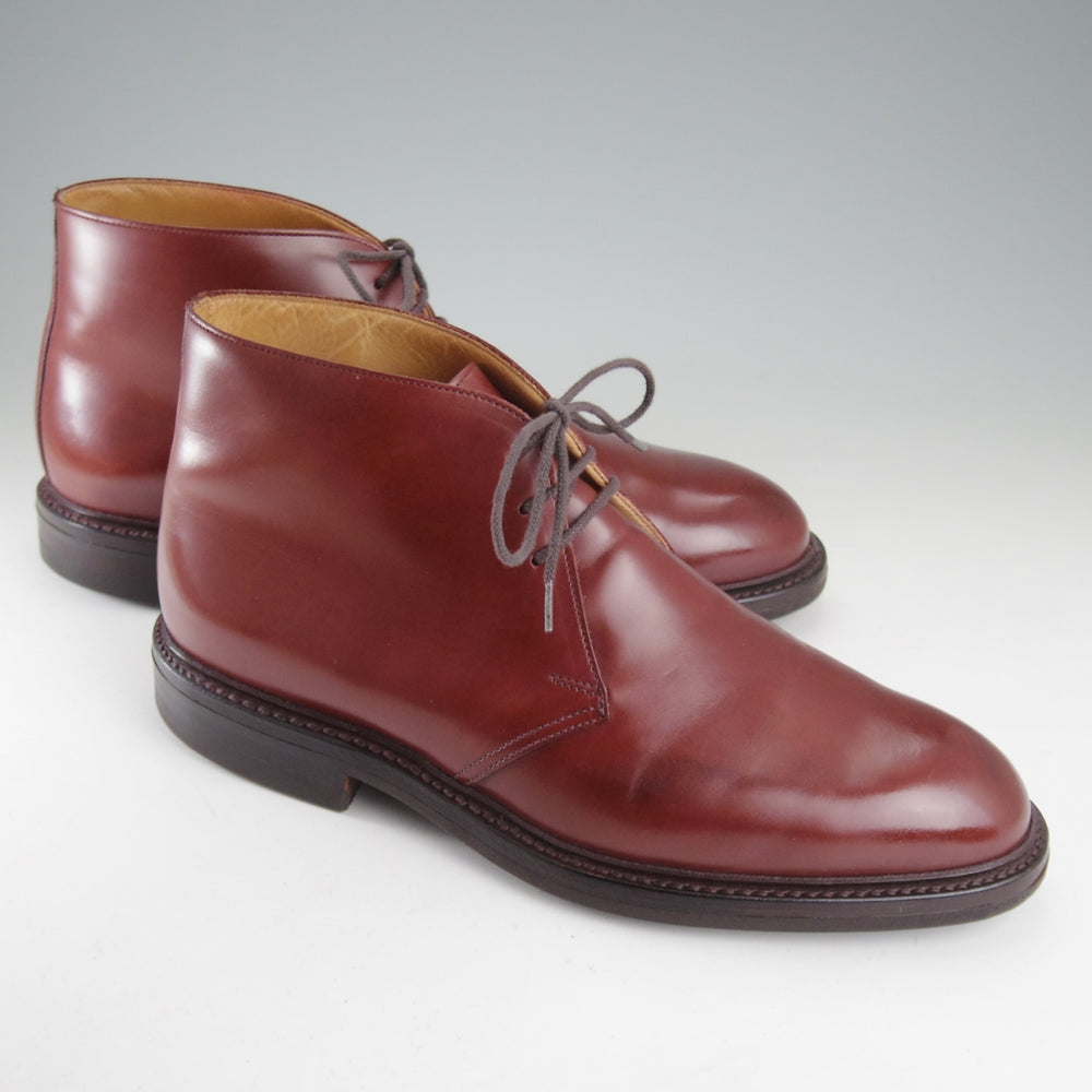 極上★クロケット&ジョーンズ 8.5E【現行定価10万円以上★CHEPSTOW/チャッカブーツ】325ラスト/赤茶/メンズ/Crockett&Jones★o895