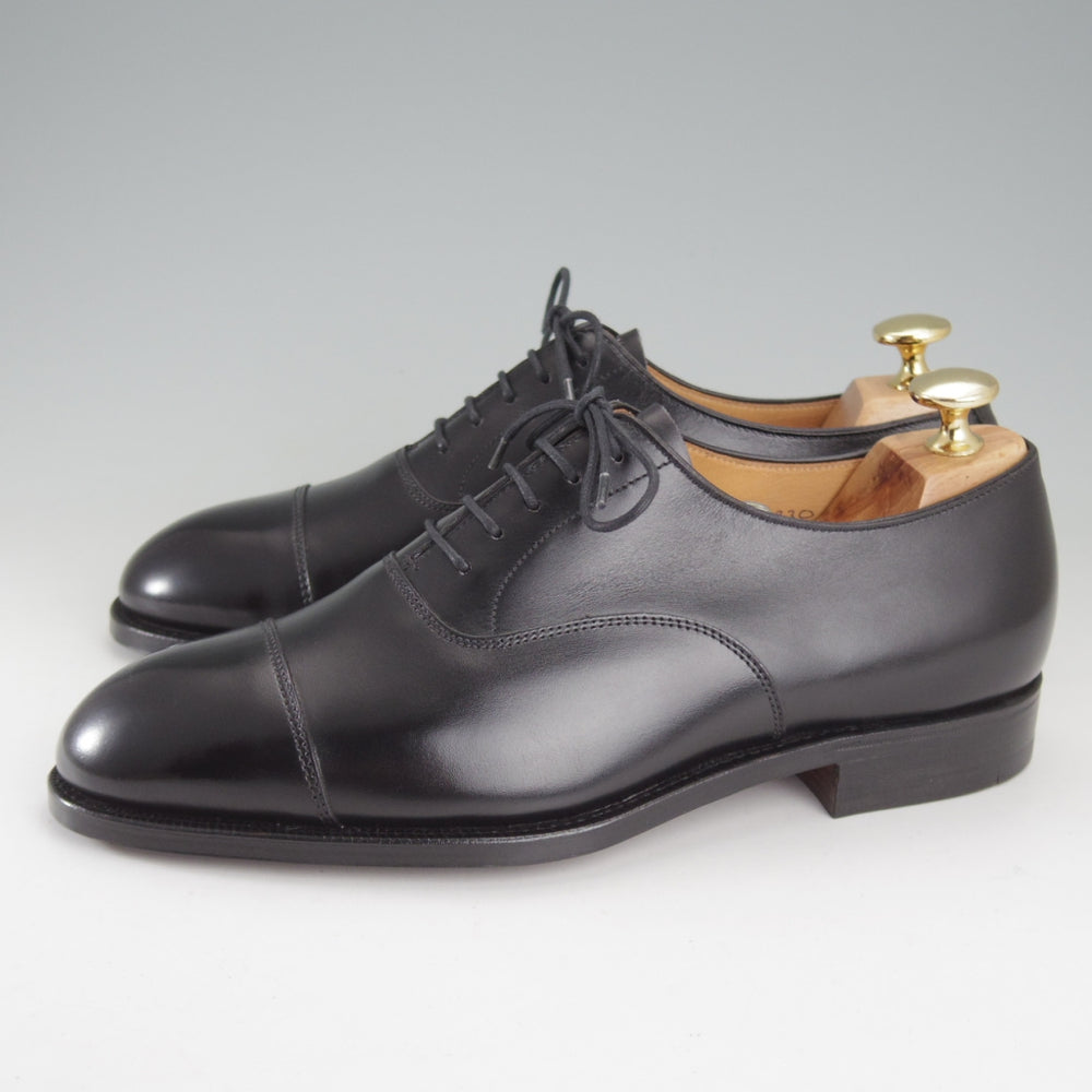 未使用★クロケット&ジョーンズ 5E【定価￥148,500-★WHITEHALL/ストレートチップ】330ラスト/カーフ/黒/メンズ/Crockett&Jones★o896