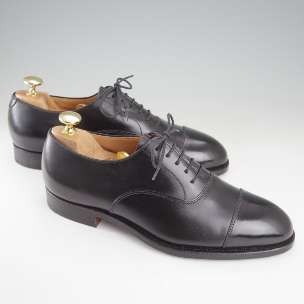 未使用★クロケット&ジョーンズ 5E【定価￥148,500-★WHITEHALL/ストレートチップ】330ラスト/カーフ/黒/メンズ/Crockett&Jones★o896