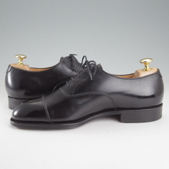 未使用★クロケット&ジョーンズ 5E【定価￥148,500-★WHITEHALL/ストレートチップ】330ラスト/カーフ/黒/メンズ/Crockett&Jones★o896