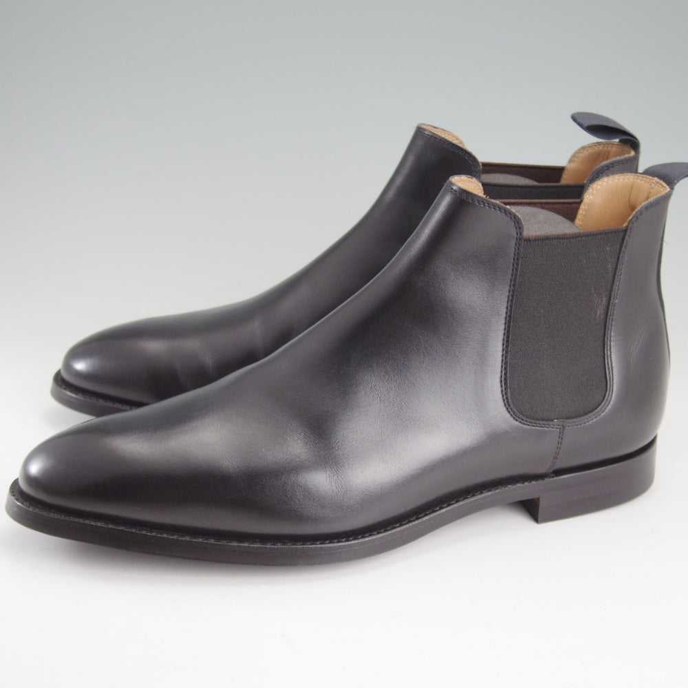 ほぼ試着程度★クロケット&ジョーンズ 8E【定価￥159,500-★サイドゴアブーツ/CHELSEA14】CITYソール/341ラスト/黒/Crockett&Jones★p483