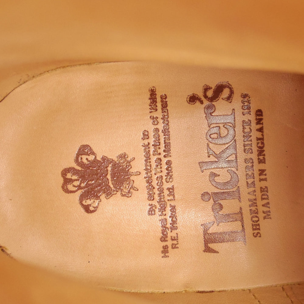 極美品★トリッカーズ SIZE 7.5【定価￥143,000-★ダイナイトソール/STOW】ストウ/5634/カントリーブーツ/カーフ/濃茶/Tricker's★n848