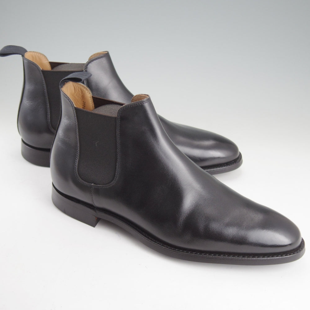 ほぼ試着程度★クロケット&ジョーンズ 8E【定価￥159,500-★サイドゴアブーツ/CHELSEA14】CITYソール/341ラスト/黒/Crockett&Jones★p483