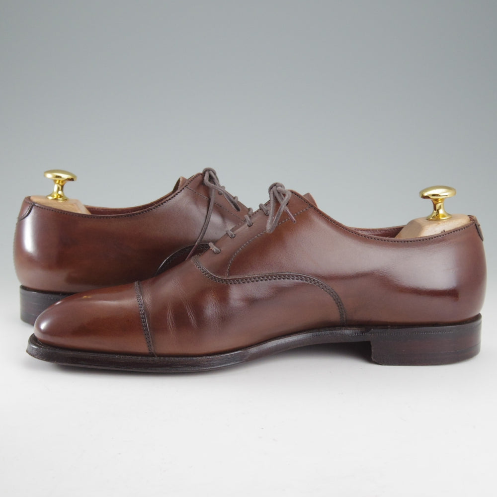 美品★クロケット&ジョーンズ 5.5E【定価￥148,500-★AUDLEY/オードリー】ハンドグレードライン/337ラスト/濃茶/Crockett&Jones★o898