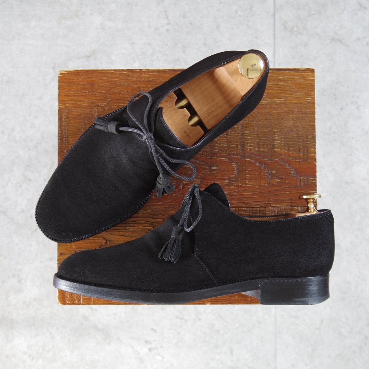 ベルルッティ SIZE 7【黒系パティーヌ☆ヴェネチアレザー