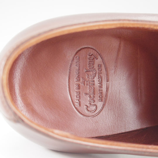 美品★クロケット&ジョーンズ 5.5E【定価￥148,500-★AUDLEY/オードリー】ハンドグレードライン/337ラスト/濃茶/Crockett&Jones★o898
